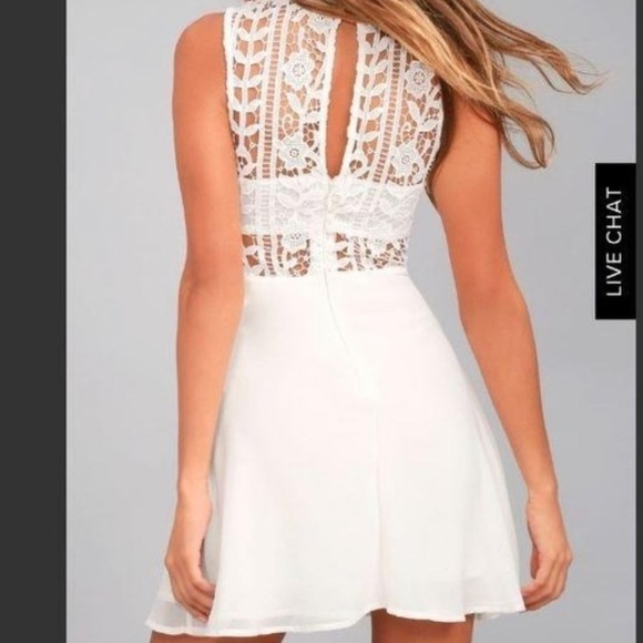 Bachelorette/Bridal Shower Bundle! Lulu’s White Dress NWT & “I said Yaaasss” tee - Picture 10 of 11